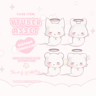 angel animal artist:littlemewn asset bear cat fox ghost halo live2d rabbit spirit_leaving_body // 780x780 // 191KB