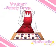 apron artist:lorianatshop asset baking chocolate flat_chest has:bow has:frills heart outfit png price:free situation tos:credit_required tos:modification_allowed valentines_day with_arms with_body // 780x661 // 281KB