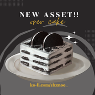 artist:shxno_ asset cake cake_slice food frosting oreo oreo_cake plate png price:1usd // 780x780 // 308KB