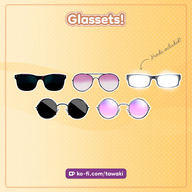 artist:tawaki asset_collection glasses png price:free sunglasses // 780x780 // 302KB