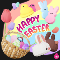 3d among_us animal artist:dariruupom91049 asset basket easter easter_egg flower jelly_bean marshmallow marshmallow_peep price:free rabbit rose throwable tos:credit_required tos:resale_prohibited // 780x780 // 473KB