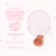 animal artist:littlemewn asset bread dessert food live2d rabbit with_mouth // 780x780 // 139KB