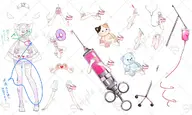 angel_wings armband arms artist:yucommission asset asset_collection bandage bow cat clipboard clothes dress drink drinking female frills giant_syringe headband heart_hands highres_version hugging iv_bag medium_chest megaphone nurse nurse_uniform outfit pen plushie png pouch slushie stethoscope syringe teddy_bear tights tos:commercial_use_allowed tos:credit_optional tos:modification_allowed tos:redistribution_prohibited with_body writing // 1024x614 // 162KB
