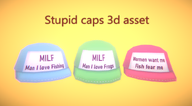 3d artist:goomiiu asset baseball_hat clothes fbx hat meme:milf meme:women_want_me_fish_fear_me message price:free // 780x431 // 322KB