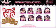 abby_park_(turning_red) artist:jenihara disney emote png price:free turning_red_(movie) // 780x390 // 215KB