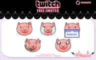 animal artist:jenihara emote overwatch pig png price:free roadhog_(overwatch) // 800x500 // 126KB