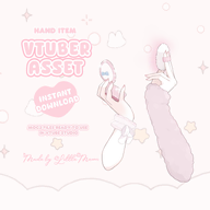 artist:littlemewn asset customizable female frills live2d makeup painted_nails powder_puff sleeves sparkle with_arms // 780x780 // 143KB