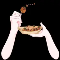 artist:okichii_spice asset bowl eating food_on_face octopus png takoyaki toothpick tos:like_required tos:redistribution_prohibited tos:retweet_required with_arms with_mouth // 480x480 // 52KB