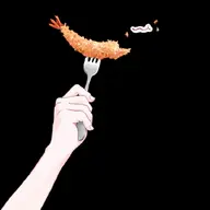 artist:okichii_spice asset eating food food_on_face fork fried_shrimp png shrimp tempura tos:like_required tos:redistribution_prohibited tos:retweet_required with_arms with_mouth // 720x720 // 62KB