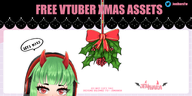 artist:jenihara asset christmas hanging has:bow mistletoe plant png price:free // 780x390 // 152KB