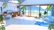 animated artist:kiowesama background beach daytime has:couch has:palm_tree indoor living_room mp3 png price:free tos:credit_required tos:modification_prohibited tos:redistribution_prohibited water // 780x439 // 379KB