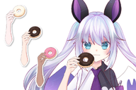 arms artist:utairo_works asset donut food glaze png // 1024x683 // 219KB