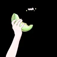 artist:okichii_spice asset eating food food_on_face fruit japanese_musk_melon melon melon_slice png tos:like_required tos:redistribution_prohibited tos:retweet_required with_arms with_mouth // 480x480 // 31KB