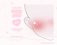 artist:littlemewn asset blush live2d makeup star // 780x609 // 130KB