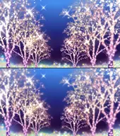 artist:rokirokidan background christmas christmas_lights night outdoors png sky stars tree winter // 819x925 // 117KB