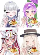 arms artist:yucommission asset cherry feeding plate png pov psd pudding spoon tos:commercial_use_allowed tos:credit_optional tos:modification_allowed tos:redistribution_prohibited // 745x1024 // 260KB