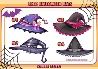 artist:mado_hime asset clothes halloween hat png tos:credit_optional witch_hat // 780x557 // 286KB