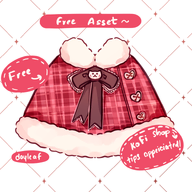 artist:dayleaf asset cape christmas clothes coat has:bow has:fur_trim pattern:cat pattern:heart pattern:plaid png sweater // 780x780 // 310KB