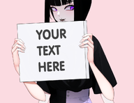 artist:misumurasaki asset customizable customizable_skin customizable_text live2d sign with_arms // 1010x777 // 314KB