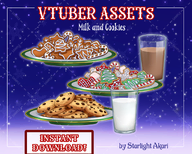 artist:starlightakari asset chocolate_chip_cookie chocolate_milk christmas cookie drink food gingerbread milk png price:3usd sugar_cookie tos:alteration_prohibited tos:redistribution_prohibited // 780x624 // 543KB