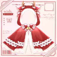 artist:wishevercore asset capelet christmas clothes customizable has:animal_ears has:antlers has:bell has:bow has:cat_ears has:frills has:fur_trim has:hood png price:free tos:alteration_permitted tos:credit_required // 780x778 // 394KB