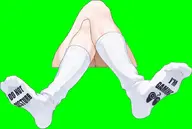 artist:qtini2800 feet_on_table socks // 680x456 // 30KB