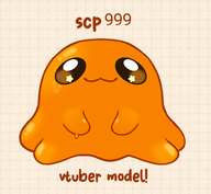 animal animated artist:pokepaws live2d mascot price:free scp_999_(scp_foundation) scp_foundation slime vtspog vtuber_model // 780x720 // 166KB