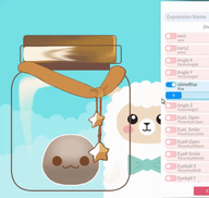 animal artist:inkcurry bottle live2d mascot plugin:vts_pog rock slime tts_pet // 480x454 // 95KB