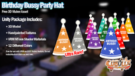 3d artist:coboldthefox asset birthday birthday_hat clothes hat meme:bussy price:free tos:redistribution_prohibited unitypackage // 780x439 // 302KB