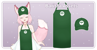 apron artist:lilistration asset barista baseball_hat clothes hat png price:free tos:modification_prohibited tos:resale_prohibited // 780x403 // 185KB