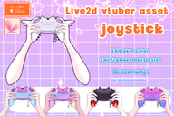 artist:mado_hime asset customizable game_controller joystick live2d with_arms // 780x522 // 266KB