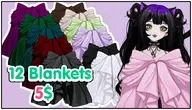 artist:misumurasaki asset blanket clothes customizable live2d // 780x446 // 50KB