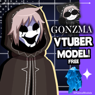 artist:paimamodels ghost gonzma_(youtuber) live2d price:free tos:credit_required vtuber_model youtuber // 780x780 // 316KB