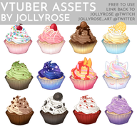 artist:jollyrose asset_collection cupcake food png price:free tos:credit_required tos:resale_prohibited // 780x734 // 340KB