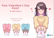 artist:hsaung asset clothes love_letter png shirt sweater valentines_day with_arms // 780x551 // 94KB