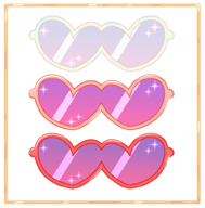 artist:inkyvivi asset glasses pattern:sparkle png price:free sunglasses valentines_day // 780x793 // 216KB