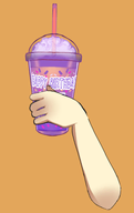 arms artist:inkcurry asset birthday cup drink grimace_shake live2d smoothie straw whip_cream // 480x759 // 93KB