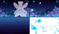 artist:rokirokidan background butterfly fairy firefly flower glow moth night outdoors plant png pond sky sparkle water // 895x506 // 28KB