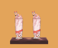artist:inkcurry asset desk drink furniture live2d straw strawberry // 486x399 // 100KB