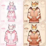 animal artist:wishevercore asset cardigan clothes female flat_chest fox has:bow has:zipper hat hoodie male mascot medium_chest png shirt tos:credit_required tos:modification_allowed // 1560x1556 // 233KB