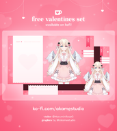 artist:akamedesu overlay overlay:chatting overlay:gaming png price:free valentines_day // 780x878 // 290KB