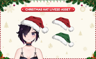 artist:erazerai asset christmas clothes has:fur_trim hat live2d price:free santa_hat tos:credit_optional // 780x482 // 262KB