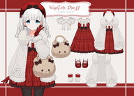 artist:blueberylpie asset beret cardigan christmas clothes coat dress earring fur_trim handbag has:bow has:ribbon hat outfit png shoes skirt tos:credit_required tos:modification_prohibited tos:resale_prohibited with_arms // 780x560 // 237KB