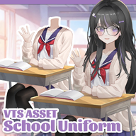 artist:kyokistudio asset book clothes desk female gesture live2d outfit school_desk school_uniform seated seifuku thigh_highs tos:commercial_use_allowed tos:redistribution_prohibited tos:resale_prohibited uniform waving with_body // 780x780 // 588KB