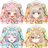 artist:yucommission asset button carrot clothes easter easter_egg egg hoodie pajamas png rabbit_ears shirt tos:commercial_use_prohibited tos:credit_optional tos:like_required tos:modification_allowed tos:redistribution_prohibited tos:repost_required twitter_material with_arms // 360x360 // 50KB