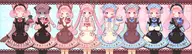 apron artist:kurukurucafe asset bonnet bow cake chocolate_box clothes dress food frills hair_net heart mittens outfit oven_mittens png tos:modification_allowed tos:redistribution_prohibited tos:resale_prohibited valentines_day with_arms // 1024x289 // 181KB