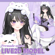 artist:dgstudio artist:kyokistudio female has:mascot has:nightwear live2d vtuber_model // 780x780 // 525KB