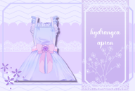 apron artist:shxno_ asset clothes flower frills has:bow hydrangea png price:1usd shirt // 780x524 // 208KB