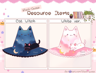 artist:wishevercore asset cat clothes has:cat hat pattern:cat pattern:clouds pattern:moon png tos:commercial_use_prohibited tos:credit_required tos:follow_required tos:redistribution_prohibited witch_hat // 780x588 // 257KB