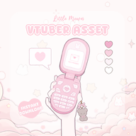 artist:littlemewn asset cellphone charm envelope female heart live2d message painted_nails teddy_bear with_arms // 780x780 // 208KB